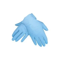 MP Nitrilhandschuhe Größe M Blau Puderfrei (100 Stk)