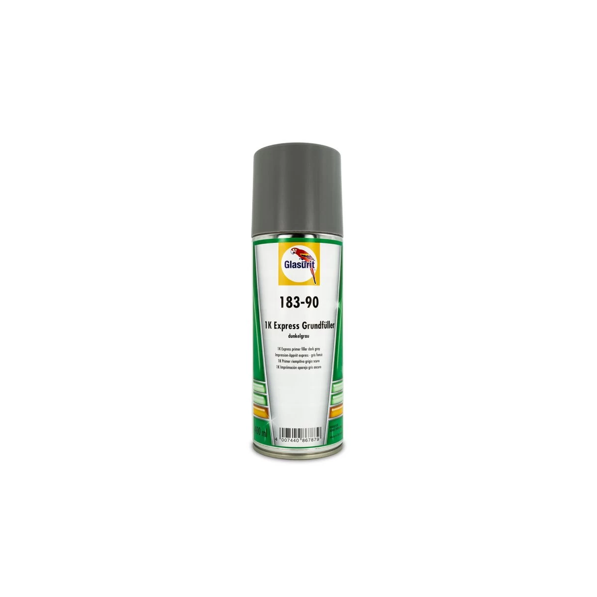 Glasurit 1K Express Grundfüller 183-90 Dunkelgrau Spray (400ml) 1 Glasurit 1K Express Grundfüller 183-90 Dunkelgrau Spray (400ml)