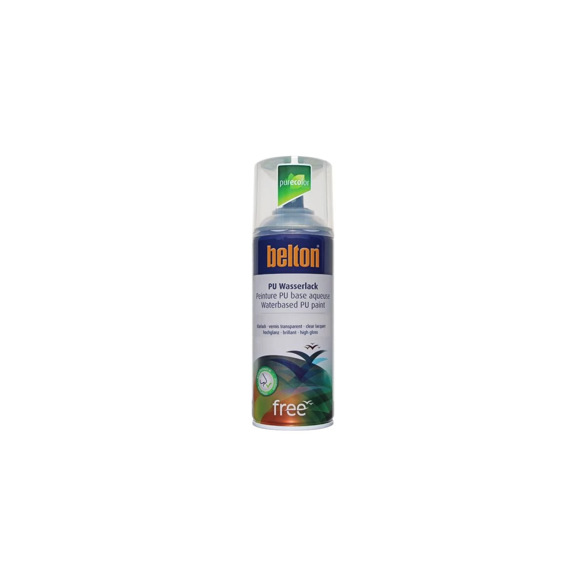 Belton Free PU Wasserlack-Spray Grundierung Weiß Matt (400 Ml) 1 Belton Free PU Wasserlack-Spray Grundierung Weiß Matt (400 Ml)
