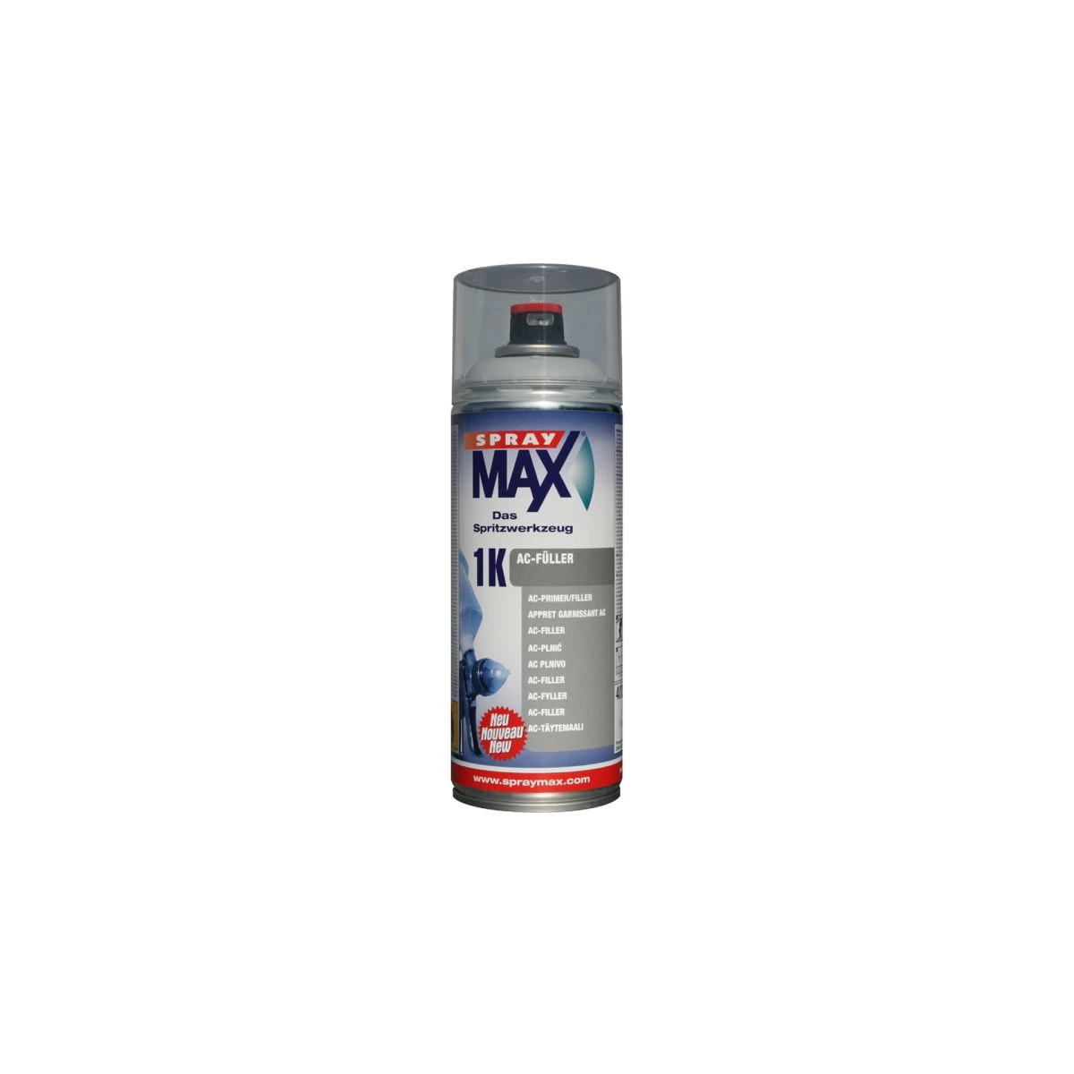 SprayMax 1K AC-Füller Hellgrau (400 Ml) 1 SprayMax 1K AC-Füller Hellgrau (400 Ml)