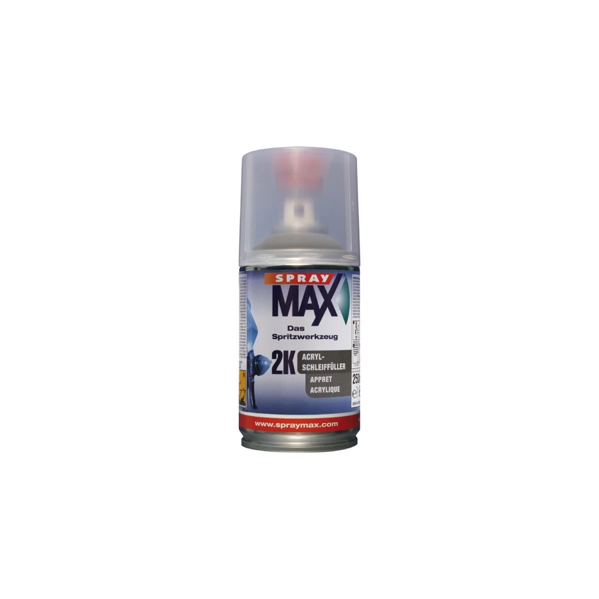 SprayMax 2K Acryl-Schleiffüller Grau Spray (250 Ml) 1 SprayMax 2K Acryl-Schleiffüller Grau Spray (250 Ml)