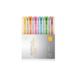 Montana Acrylic Wasserbasierter Marker Set B Fein 2mm (12er Set) -Presto Store 69 330469 montana acrylic wasserbasierter marker set b fein 2mm 12er set3