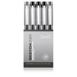 Montana Sketchliner Schwarz 5er Set