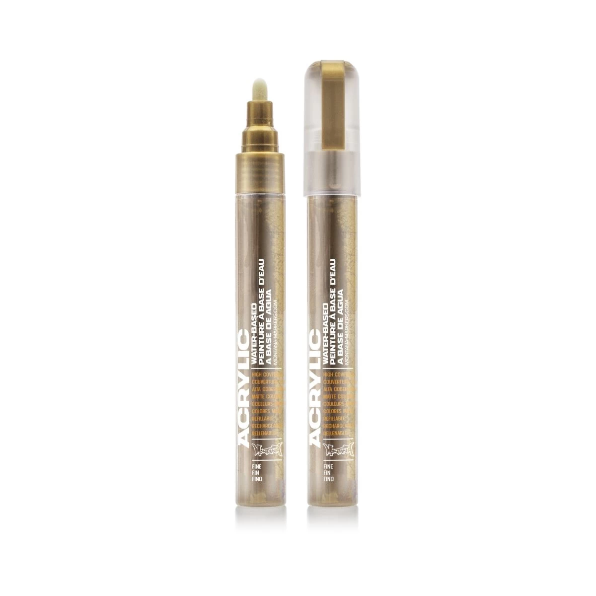 Montana Goldchrome M3010 2mm Acrylic Marker Feine Spitze (1Stk) 1 Montana Goldchrome M3010 2mm Acrylic Marker Feine Spitze (1Stk)