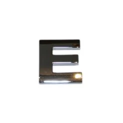 3D Chrombuchstabe E