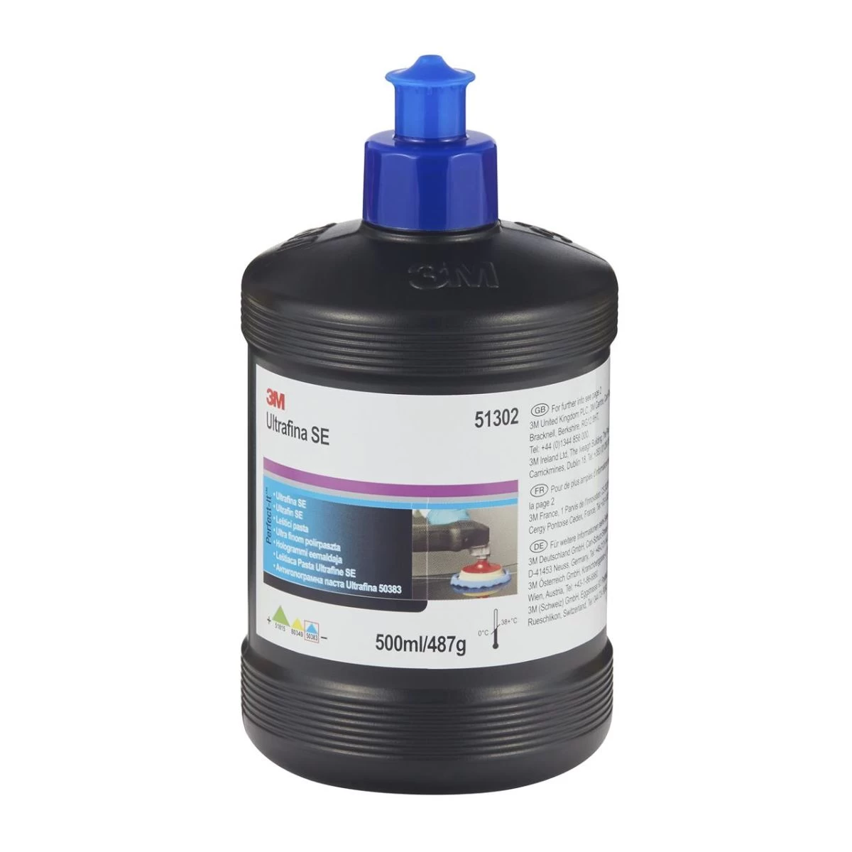 3M - Perfect-it III Ultrafina Anti-Hologramm-Politur 51302 (0,5 Liter) 1 3M - Perfect-it III Ultrafina Anti-Hologramm-Politur 51302 (0,5 Liter)