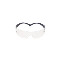 3M SecureFit 200 Schutzbrille, Blaue Bügel, Scotchgard Anti-Fog-/Antikratz-Beschichtung (K&N), Transparente Scheibe (1Stk)