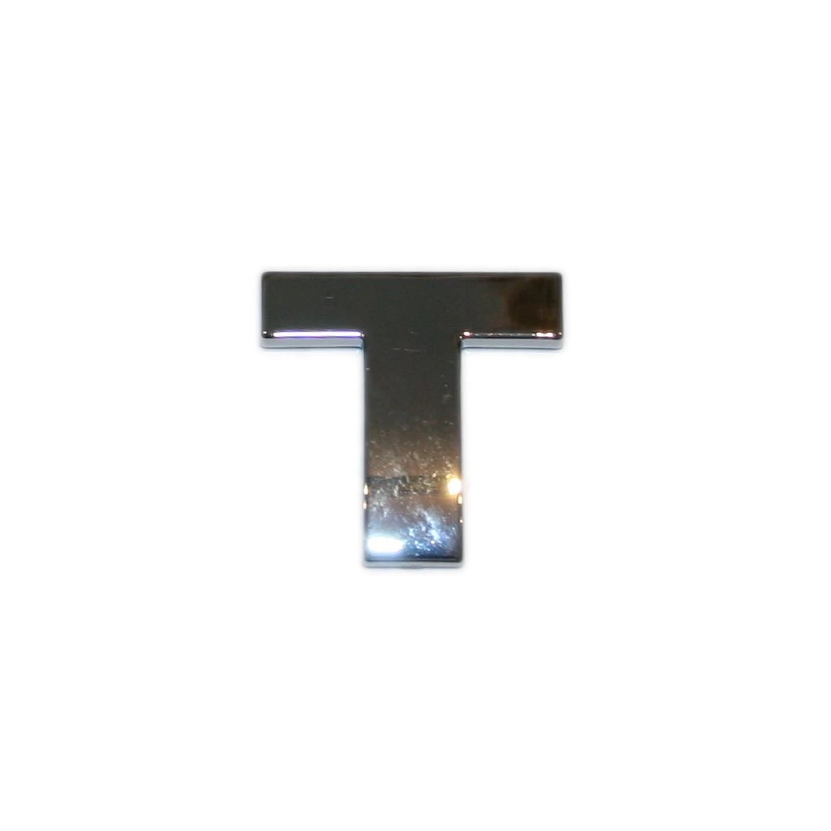 3D Chrombuchstabe T 1 3D Chrombuchstabe T